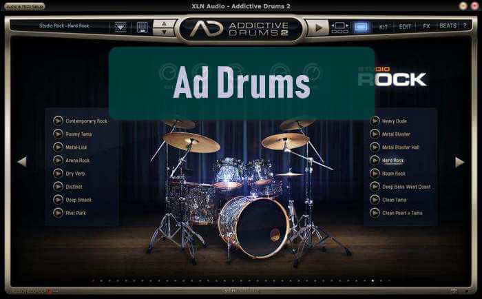 Adictive Drums - хороший звук, настройки и паки
