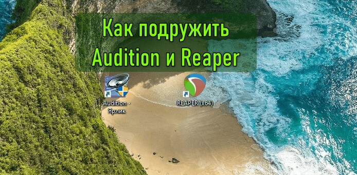 Как подружить Adobe Audition 1.5 и Reaper