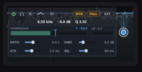 Плагин EQ Pro 24-полосный динамический эквалайзер