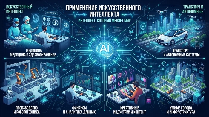 Где применяется искусственный интеллект